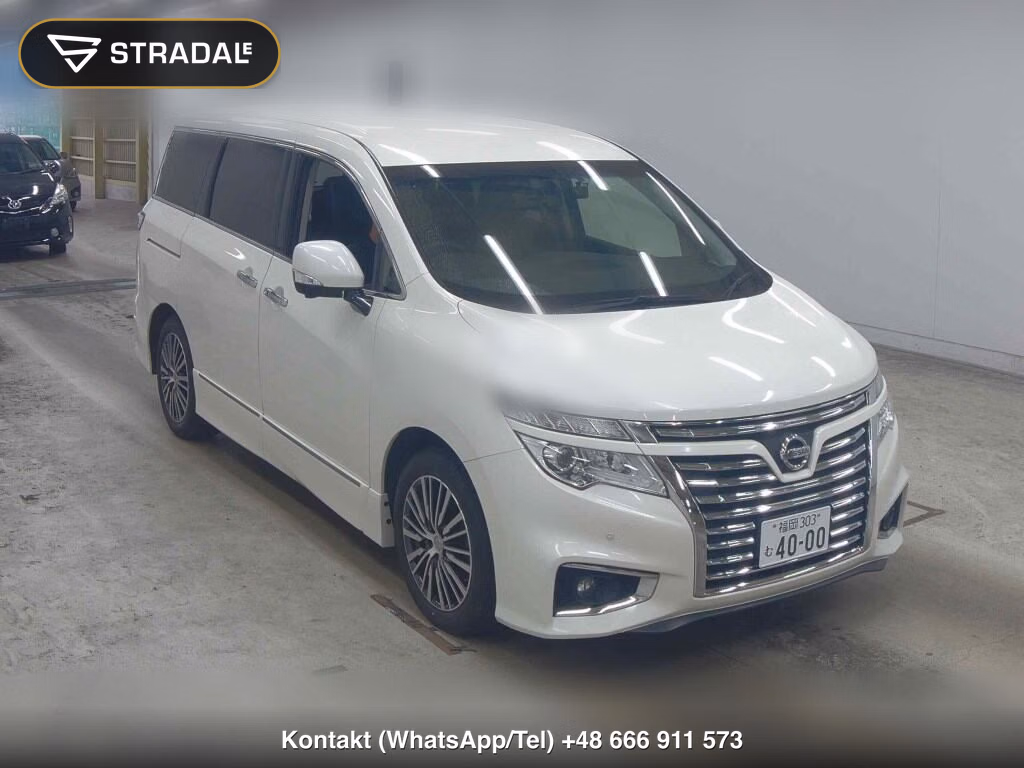 NISSAN ELGRAND 5D 250 HIGHWAY STAR 2015, aukcja z Japonii, zdjęcie 1