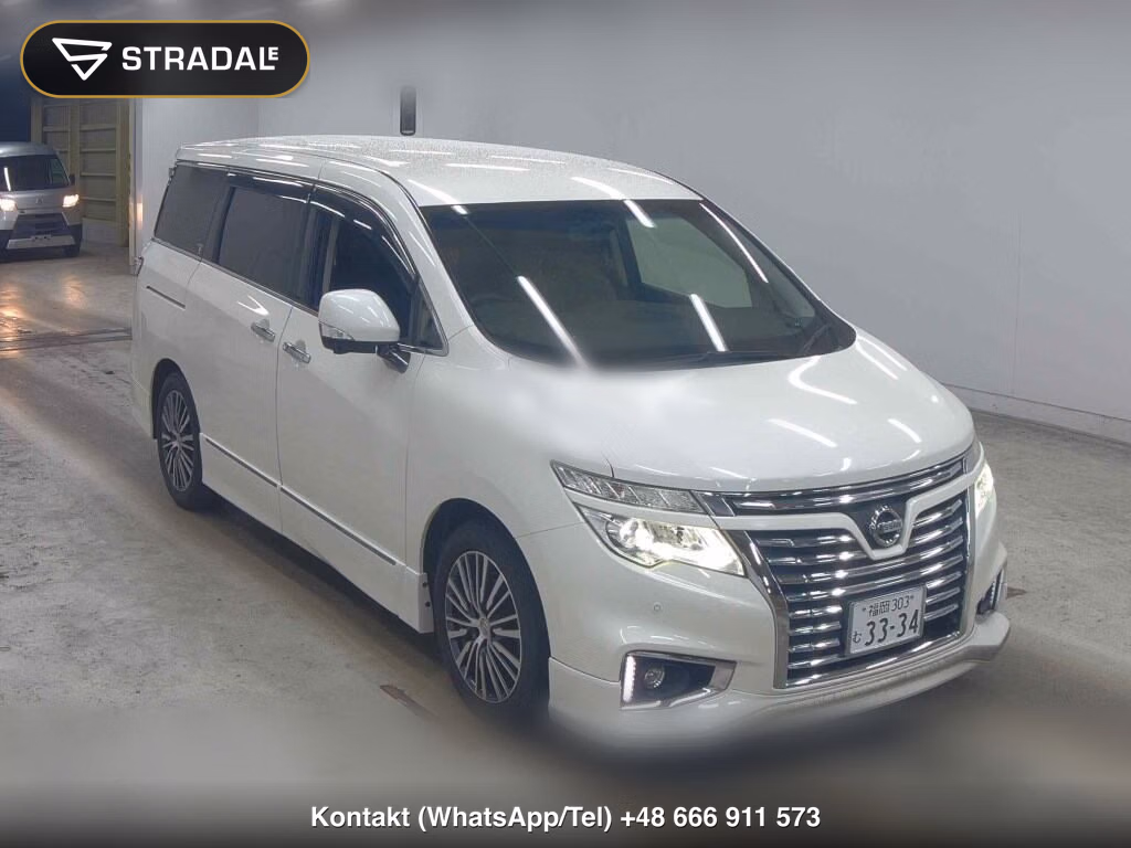 NISSAN ELGRAND 5D 350 HIGHWAY STAR PREMIUM 2014, aukcja z Japonii, zdjęcie 1