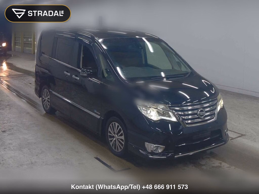 NISSAN SERENA 5D HIGHWAY STAR V AERO MODE+SAFETY S-HYBRID 2014, aukcja z Japonii, zdjęcie 1