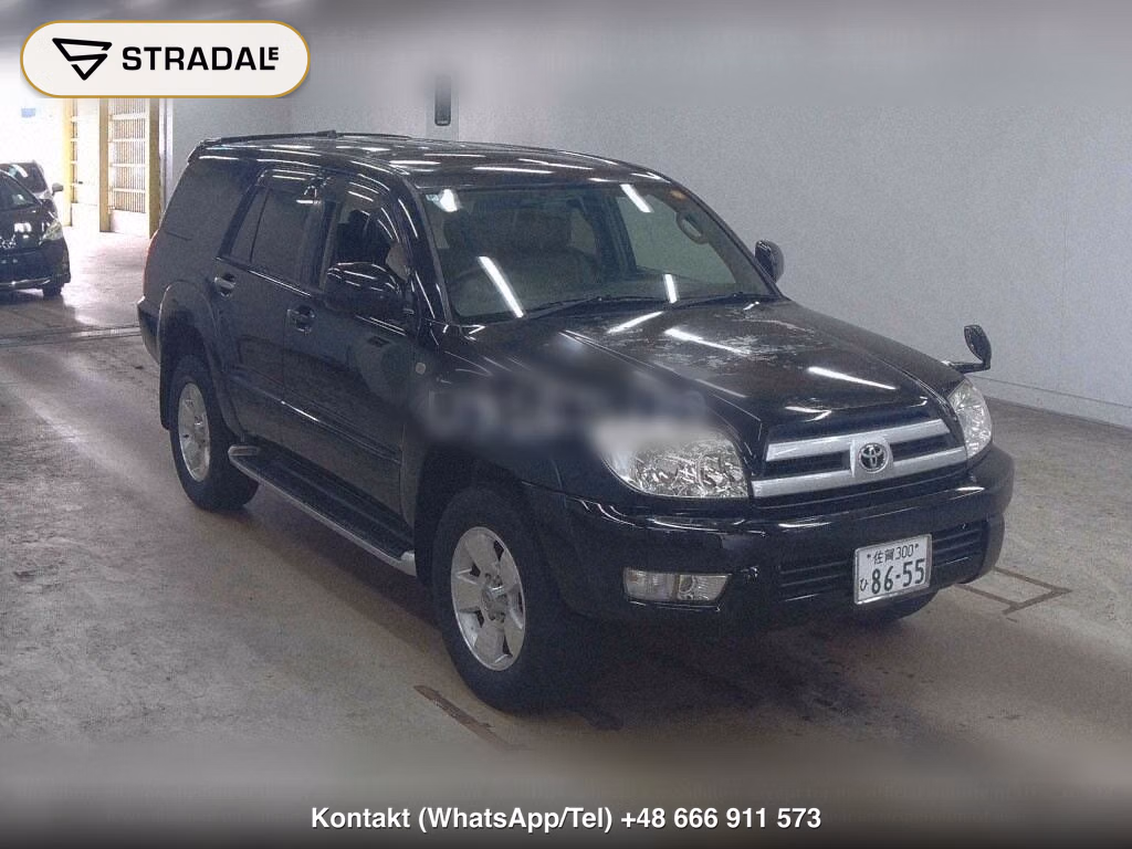 TOYOTA HILUX SURF 5D 4WD SSR-G 2002, aukcja z Japonii, zdjęcie 1