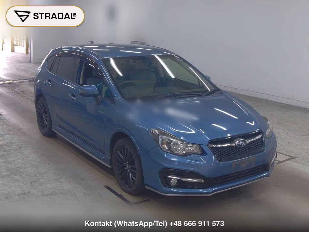 SUBARU IMPREZA SPORT HYBRID 4WD HYBRID 2.0I-S EYESIGHT 2016, aukcja z Japonii, zdjęcie 1