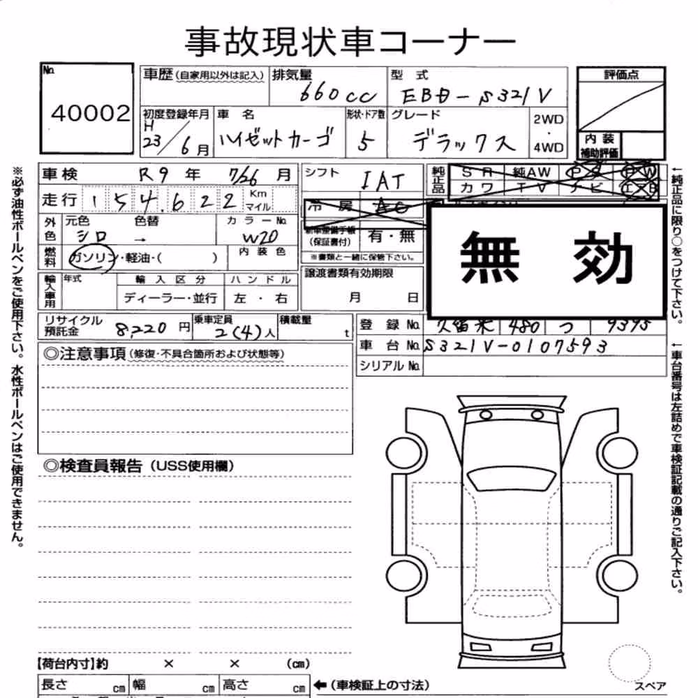 Notka aukcyjna: DAIHATSU HIJET CARGO 5D DELUXE