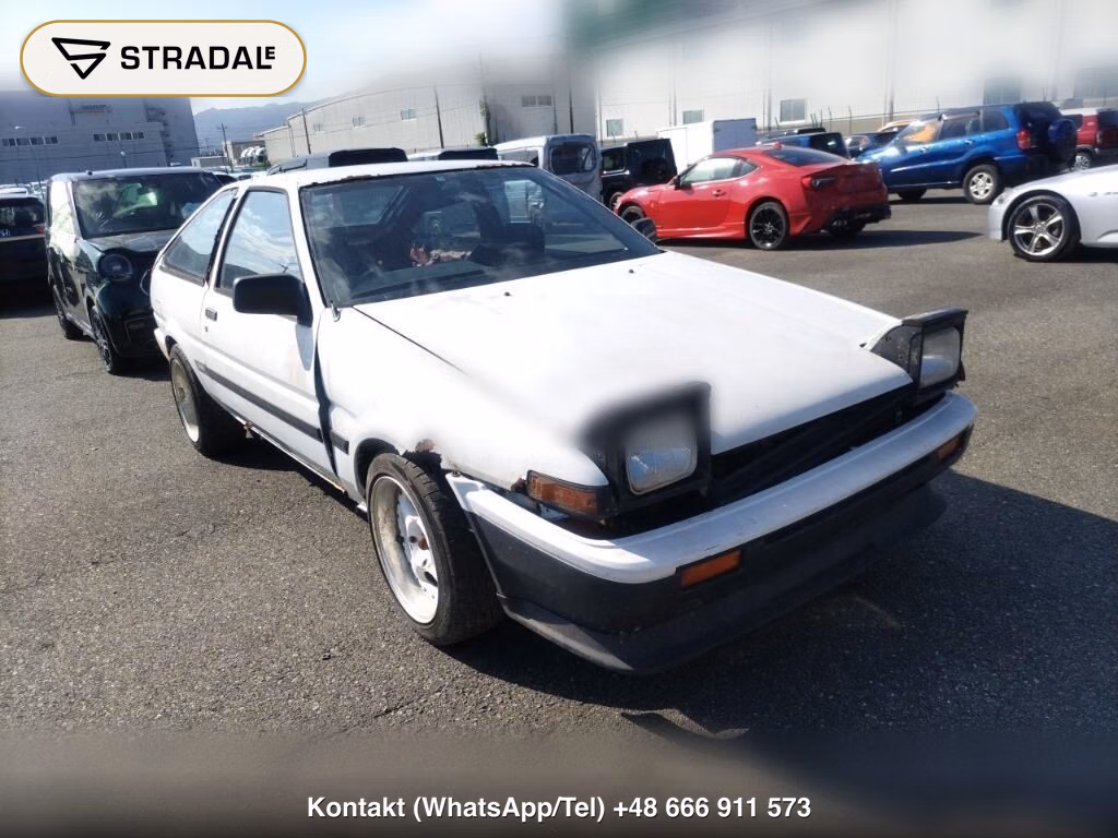 TOYOTA SPRINTER TRUENO 3D 1983, aukcja z Japonii, zdjęcie 1