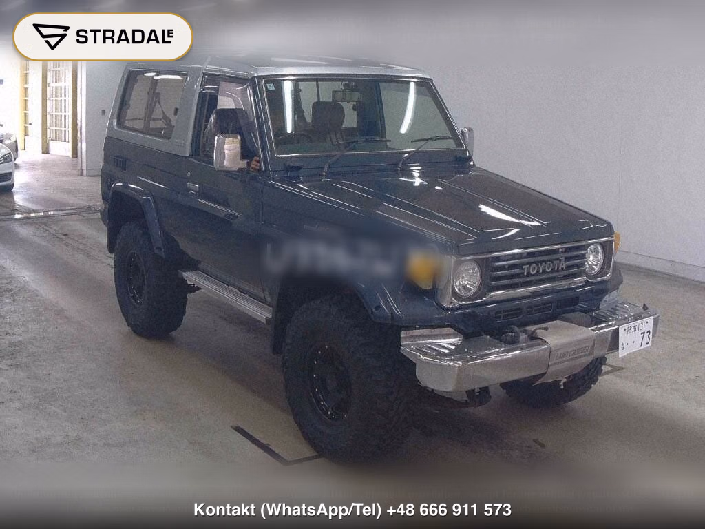 TOYOTA LAND CRUISER 70 3D 4WD ZX 1992, aukcja z Japonii, zdjęcie 1
