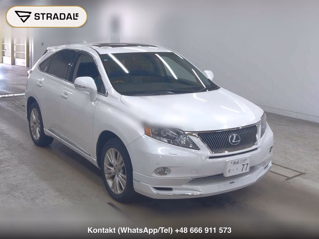 LEXUS RX RX450H VERSION L 2011, aukcja z Japonii, zdjęcie 1