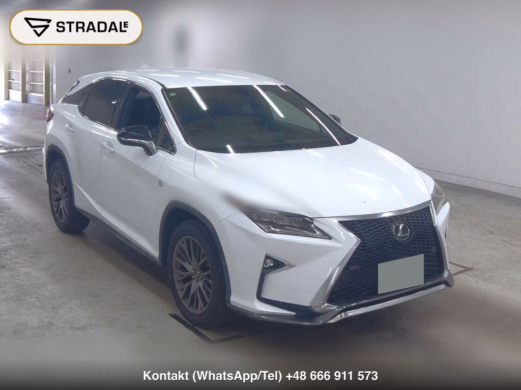 LEXUS RX RX200T F SPORT 2016, aukcja z Japonii, zdjęcie 1