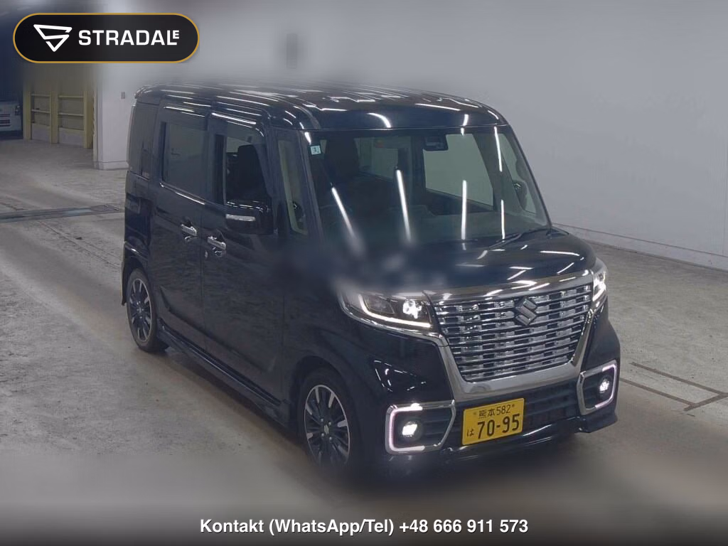 SUZUKI SPACIA CUSTOM HYBRID XS 2018, aukcja z Japonii, zdjęcie 1
