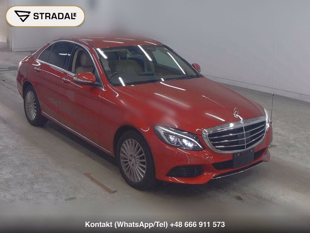 MERCEDES BENZ C-CLASS 4D C200 EXCLUSIVE LINE LIMITED 2015, aukcja z Japonii, zdjęcie 1