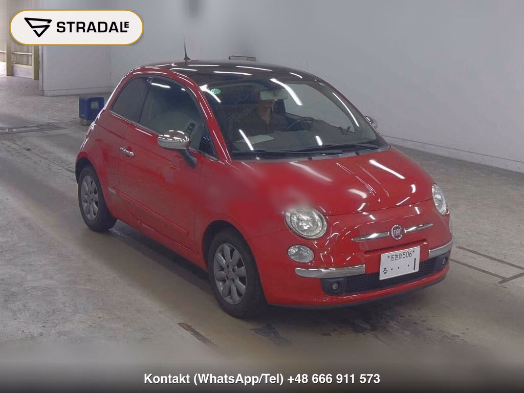 FIAT 500 1.2 LOUNGE 2013, aukcja z Japonii, zdjęcie 1