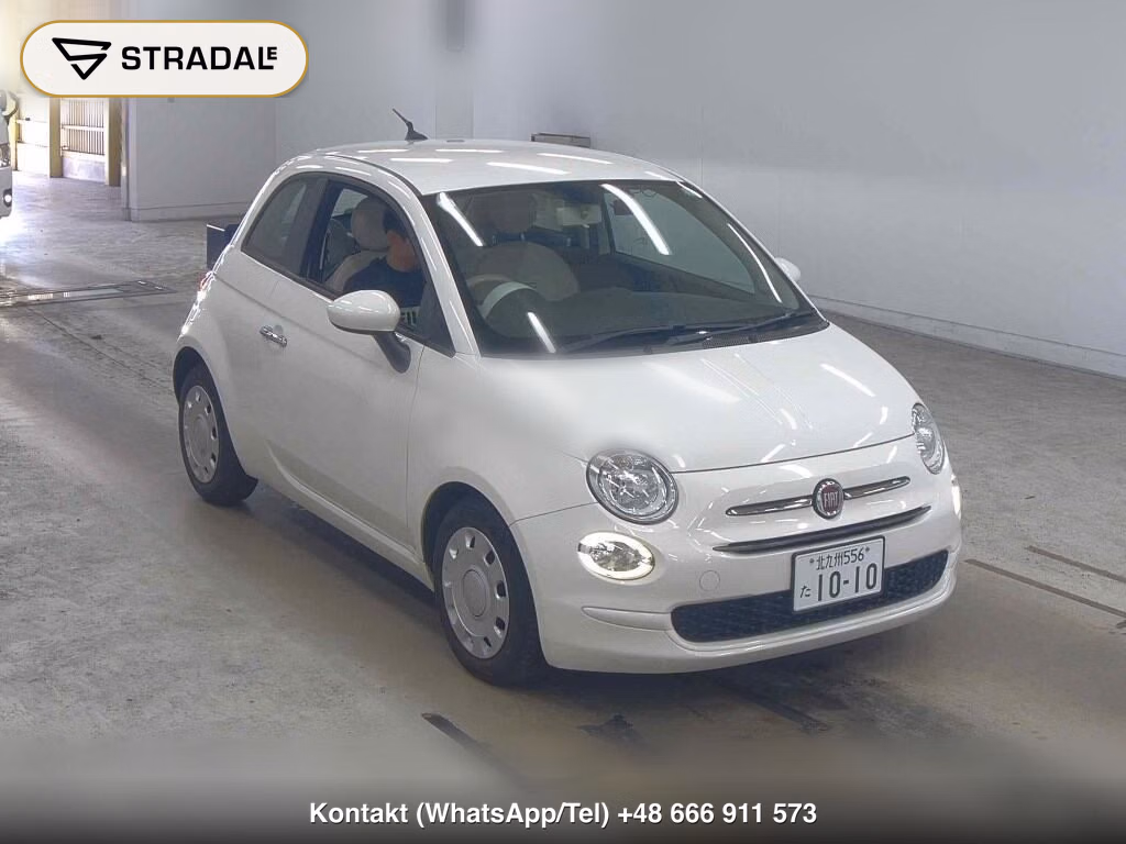 FIAT 500 1.2 POP 2019, aukcja z Japonii, zdjęcie 1