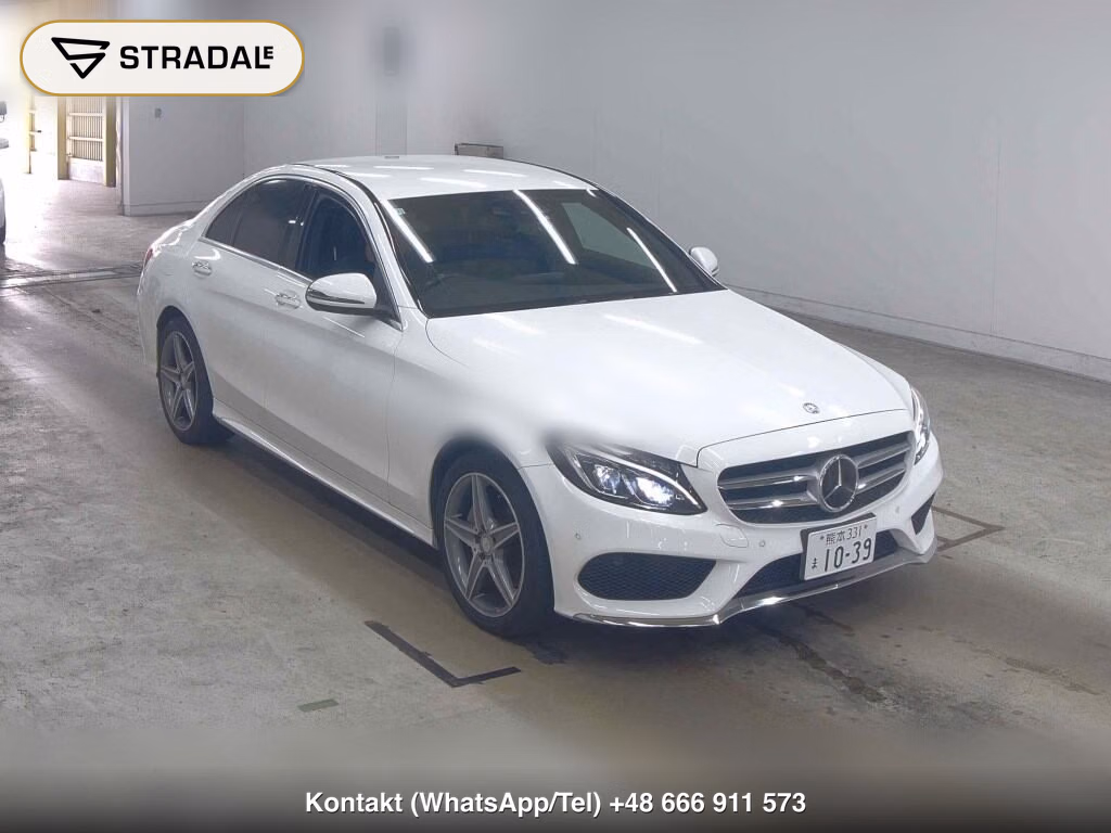 MERCEDES BENZ C-CLASS 4D C220D AVANTGARDE AMG LINE 2016, aukcja z Japonii, zdjęcie 1
