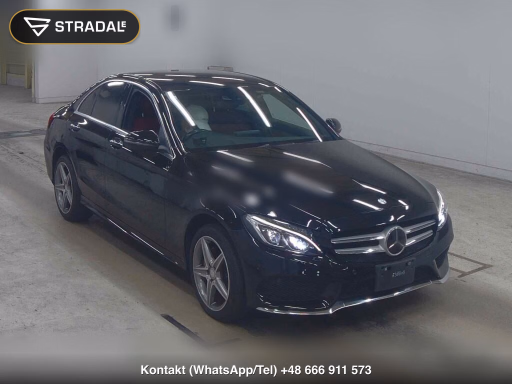 MERCEDES BENZ C-CLASS 4D C200 AVANTGARDE AMG LINE 2016, aukcja z Japonii, zdjęcie 1