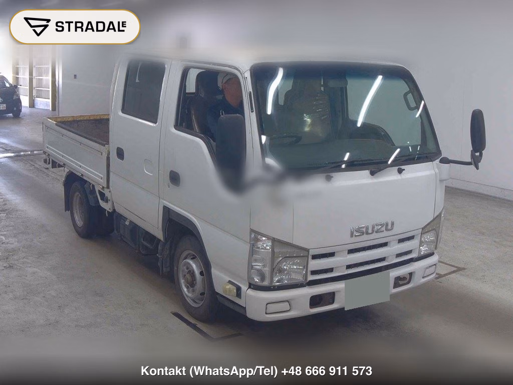 ISUZU ELF TRUCK 4D W CAB FLATLOW 2013, aukcja z Japonii, zdjęcie 1