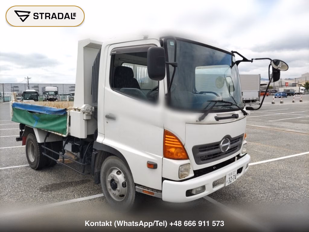 HINO HINO RANGER 2D DUMP 2007, aukcja z Japonii, zdjęcie 1