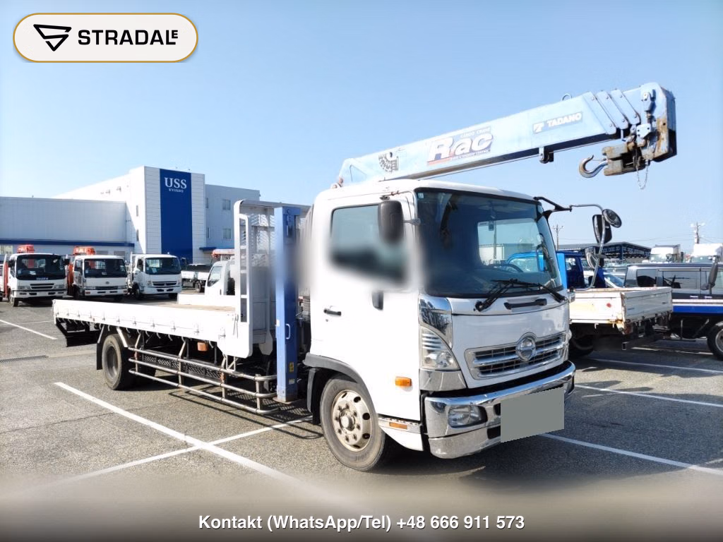 HINO HINO RANGER 2D CRANE 2011, aukcja z Japonii, zdjęcie 1