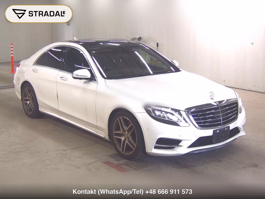 MERCEDES BENZ S-CLASS 4D S400 HYBRID AMG LINE 2014, aukcja z Japonii, zdjęcie 1