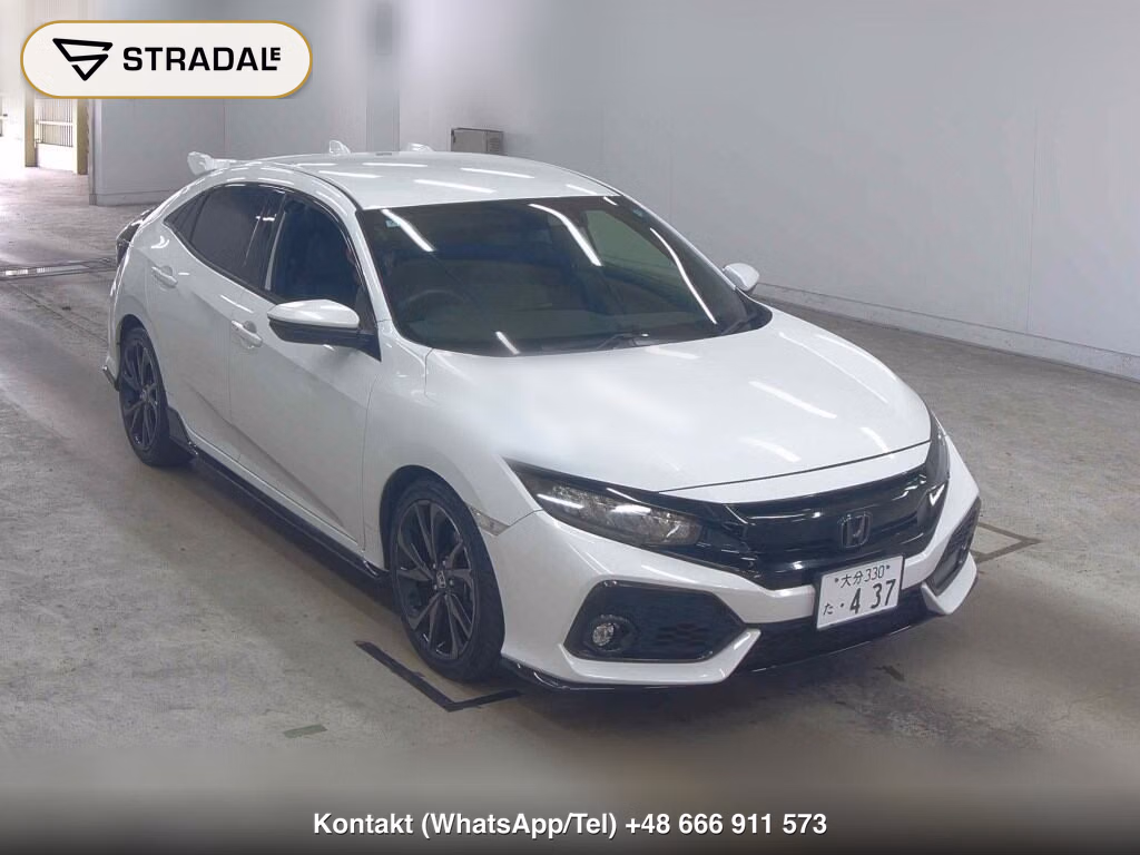 HONDA CIVIC 5D HATCHBACK HONDA SENSING 2018, aukcja z Japonii, zdjęcie 1