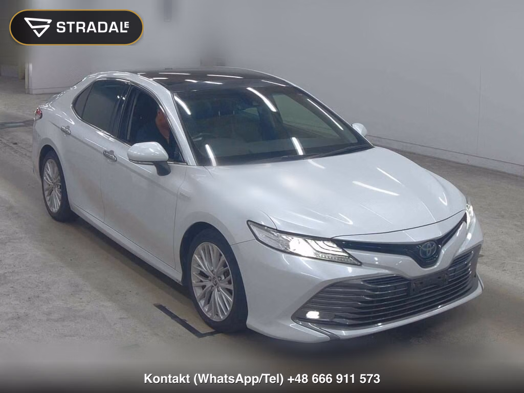 TOYOTA CAMRY 4D G LEATHER PACKAGE 2018, aukcja z Japonii, zdjęcie 1
