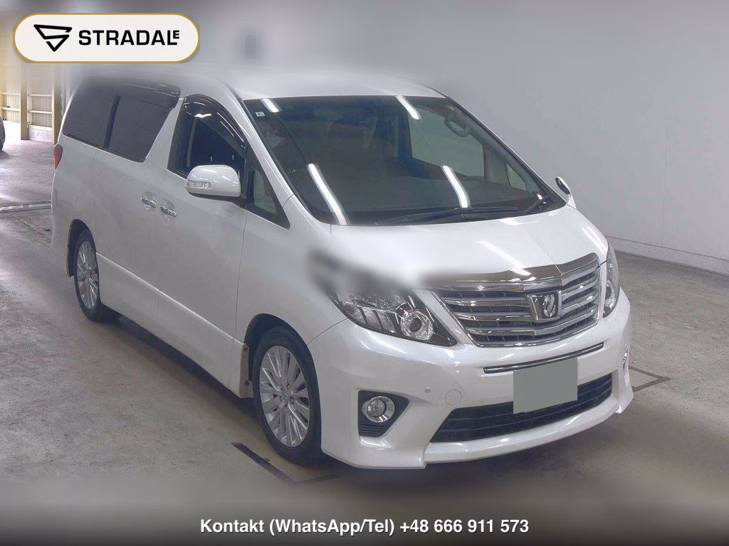 TOYOTA ALPHARD 240S C PACKAGE 2012, aukcja z Japonii, zdjęcie 1