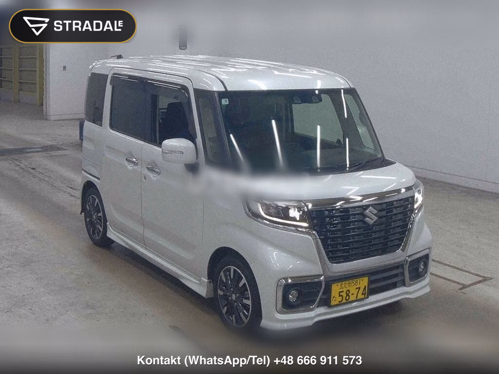SUZUKI SPACIA CUSTOM 4WD HYBRID XS 2021, aukcja z Japonii, zdjęcie 1