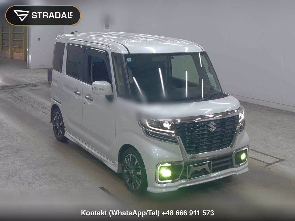 SUZUKI SPACIA CUSTOM HYBRID XS TURBO 2018, aukcja z Japonii, zdjęcie 1
