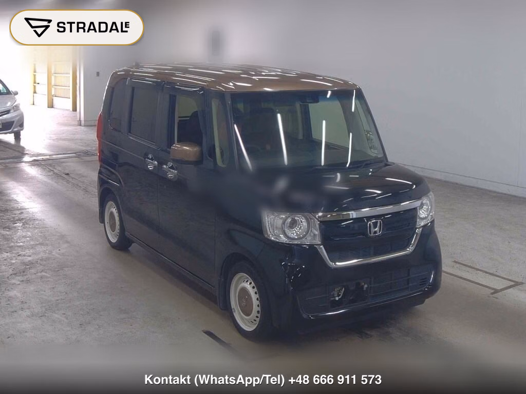 HONDA N-BOX G・EX HONDA SENSING COPPER BROWN STYLE 2019, aukcja z Japonii, zdjęcie 1