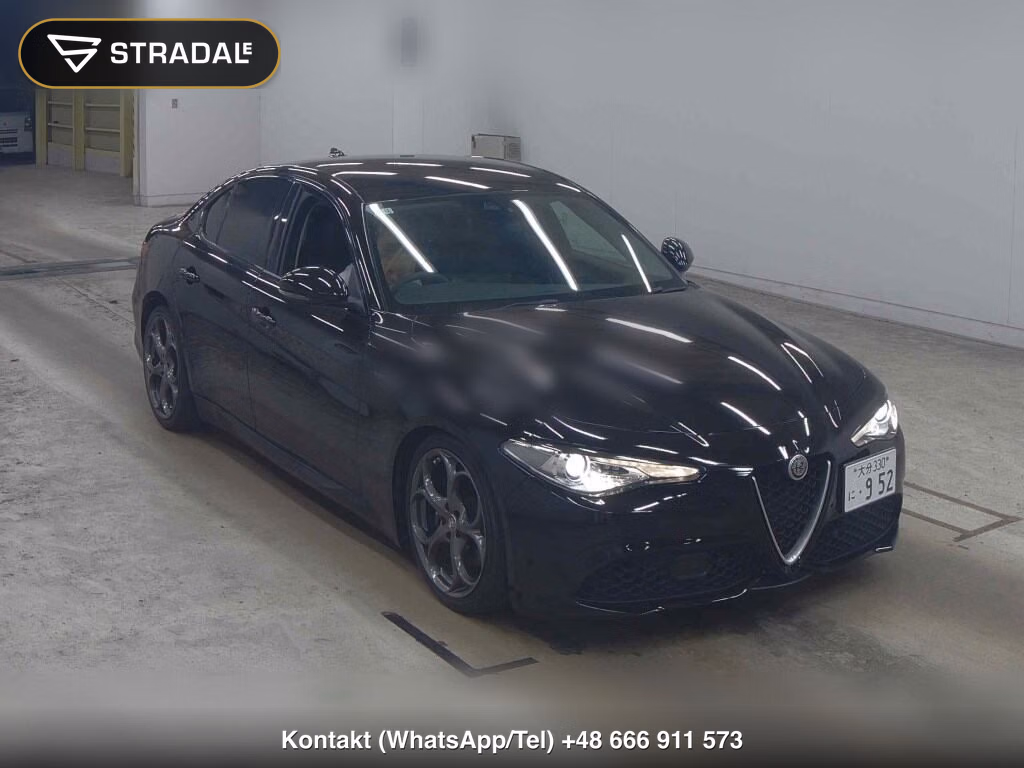 ALFA ROMEO GIULIA 4D 2.0 TURBO VELOCE 2018, aukcja z Japonii, zdjęcie 1
