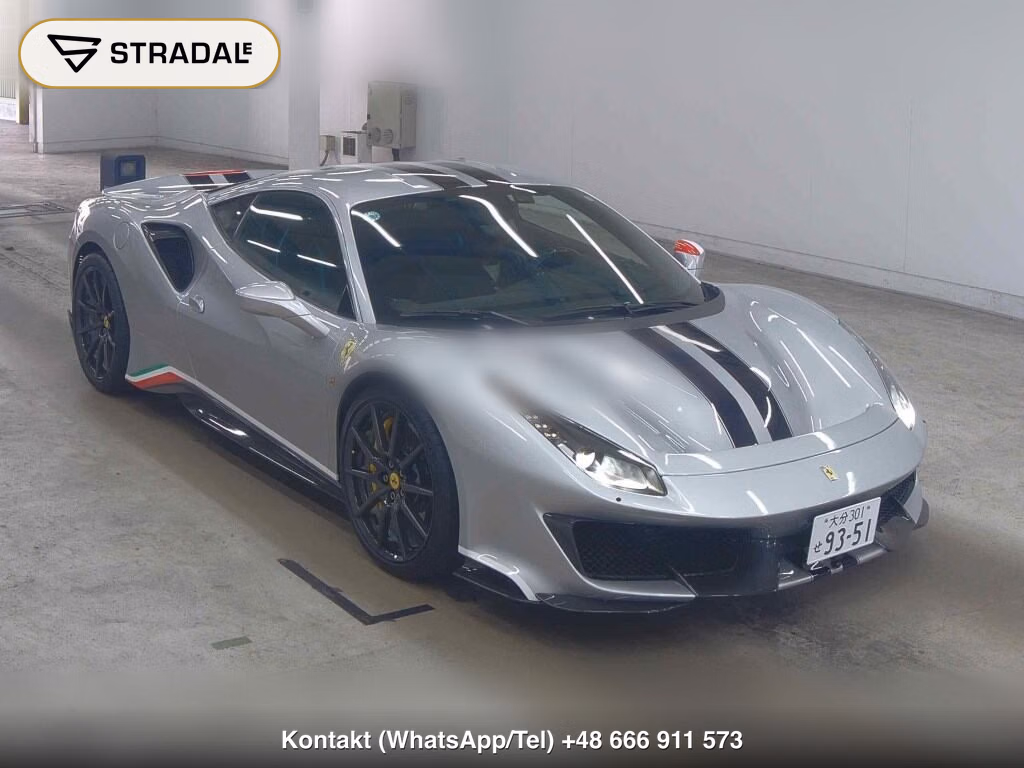 FERRARI 488 PISTA 2020, aukcja z Japonii, zdjęcie 1