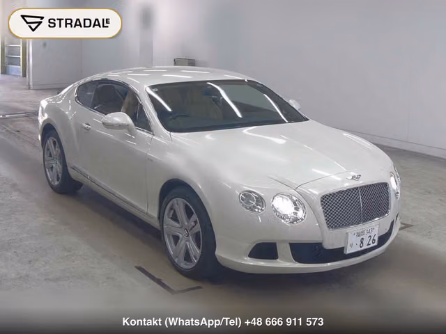 BENTLEY CONTINENTAL CP 4WD GT 2013, samochód z aukcji Japonii