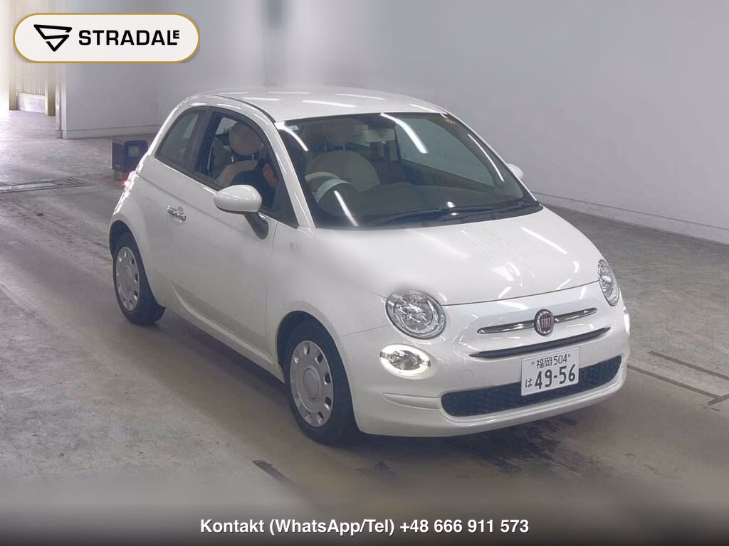 FIAT 500 1.2 POP 2021, aukcja z Japonii, zdjęcie 1