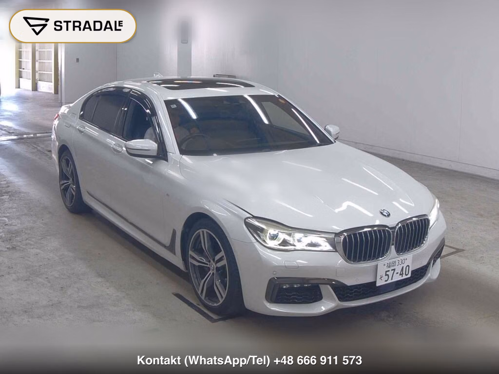 BMW 7 SERIES 740I M-SPORT 2016, aukcja z Japonii, zdjęcie 1
