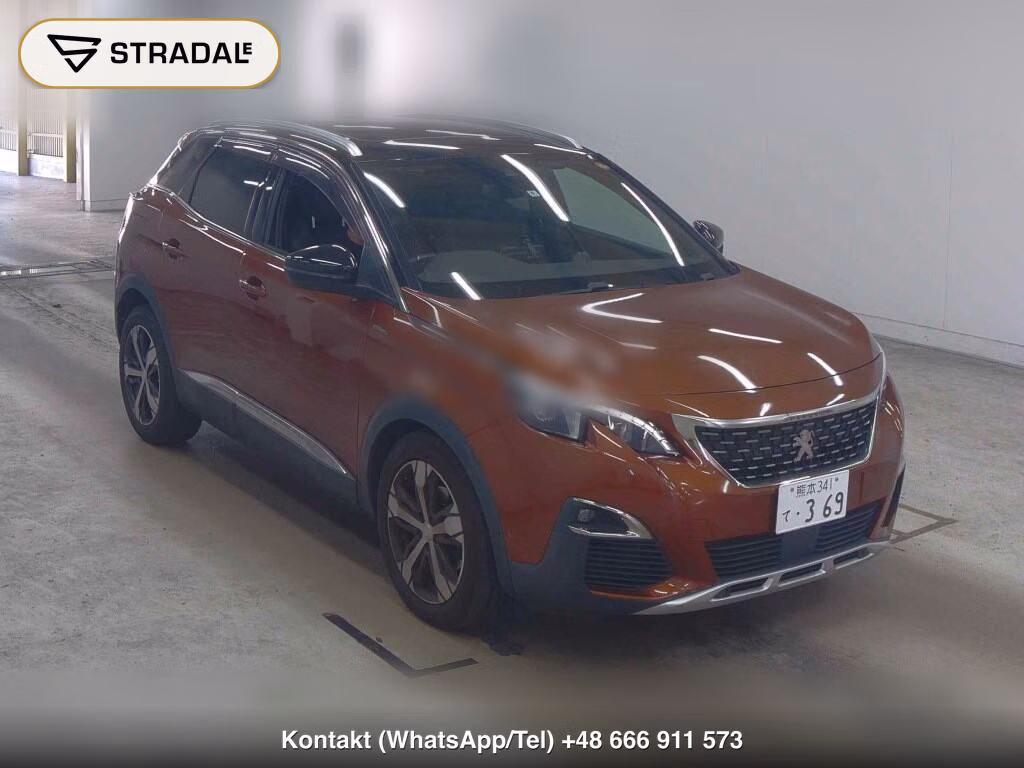 PEUGEOT 3008 GT LINE 2018, aukcja z Japonii, zdjęcie 1