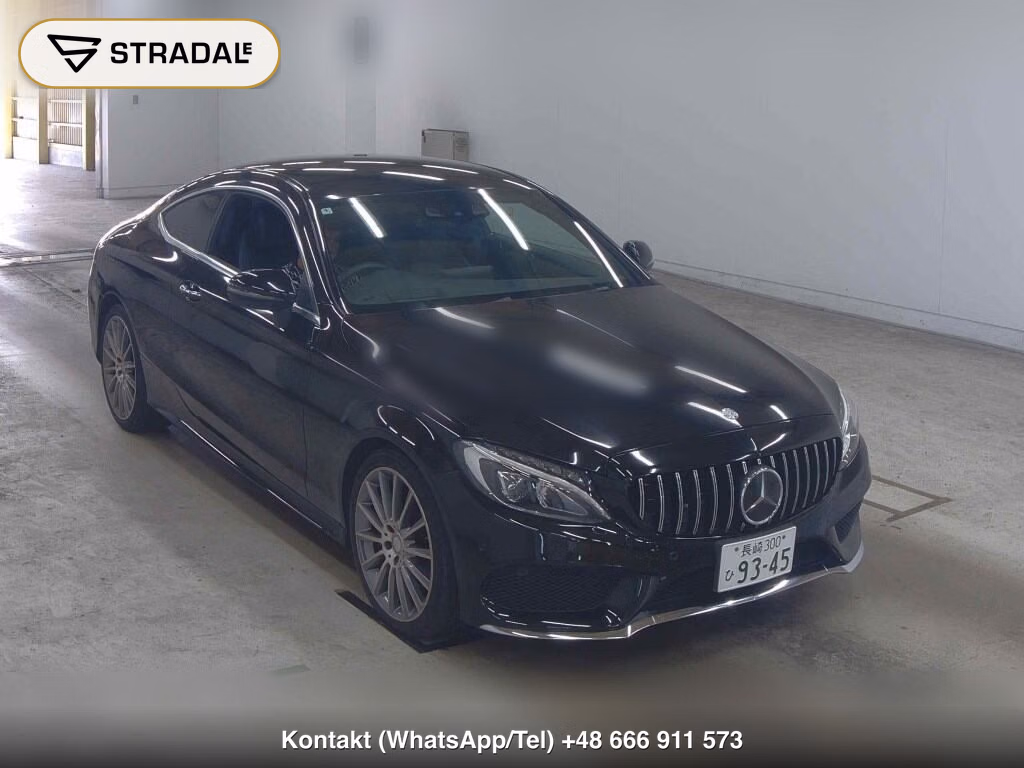 MERCEDES BENZ C-CLASS CP C180 COUPE SPORTS+ 2016, aukcja z Japonii, zdjęcie 1