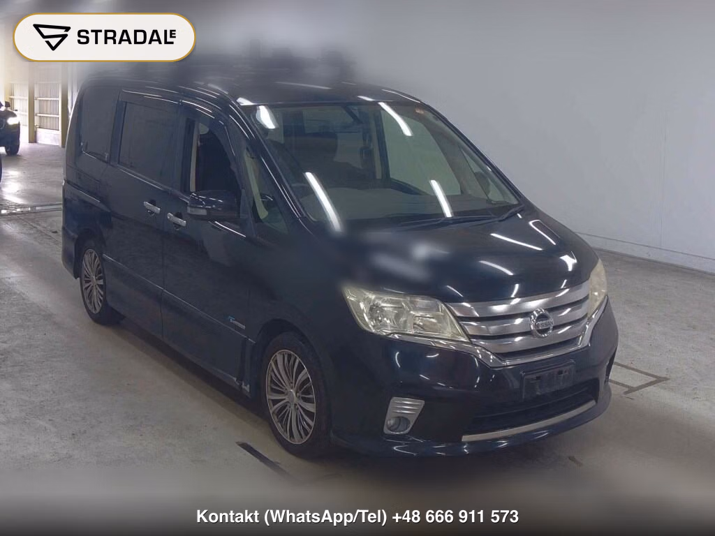 NISSAN SERENA 5D HIGHWAY STAR S-HYBRID 2012, aukcja z Japonii, zdjęcie 1