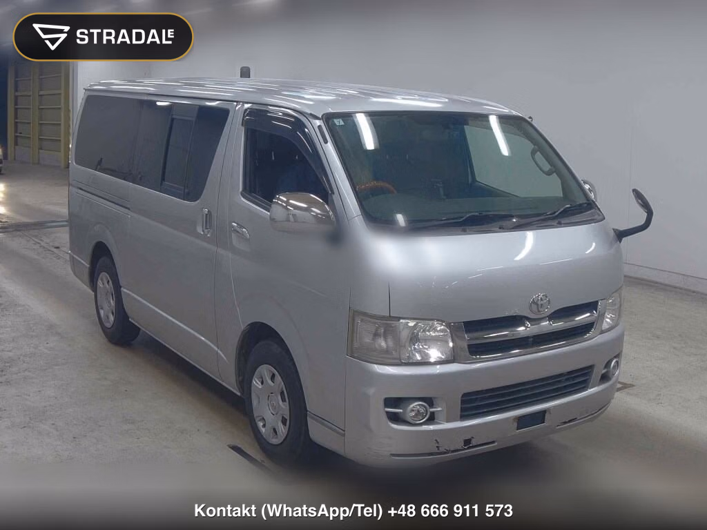 TOYOTA HIACE VAN 5D LONG SUPER GL 2006, aukcja z Japonii, zdjęcie 1