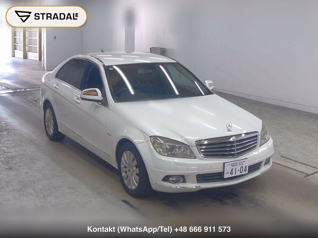 MERCEDES BENZ C-CLASS 4D C200 KOMPRESSOR ELEGANCE 2007, aukcja z Japonii, zdjęcie 1