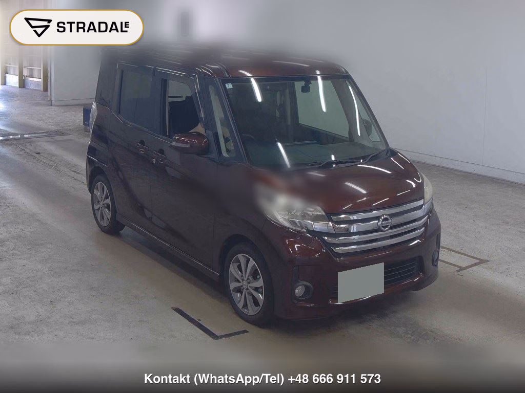 NISSAN DAYZ ROOX HIGHWAY STAR TURBO 2014, aukcja z Japonii, zdjęcie 1