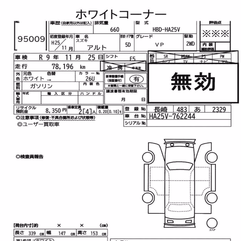 Notka aukcyjna: SUZUKI ALTO 5D VP