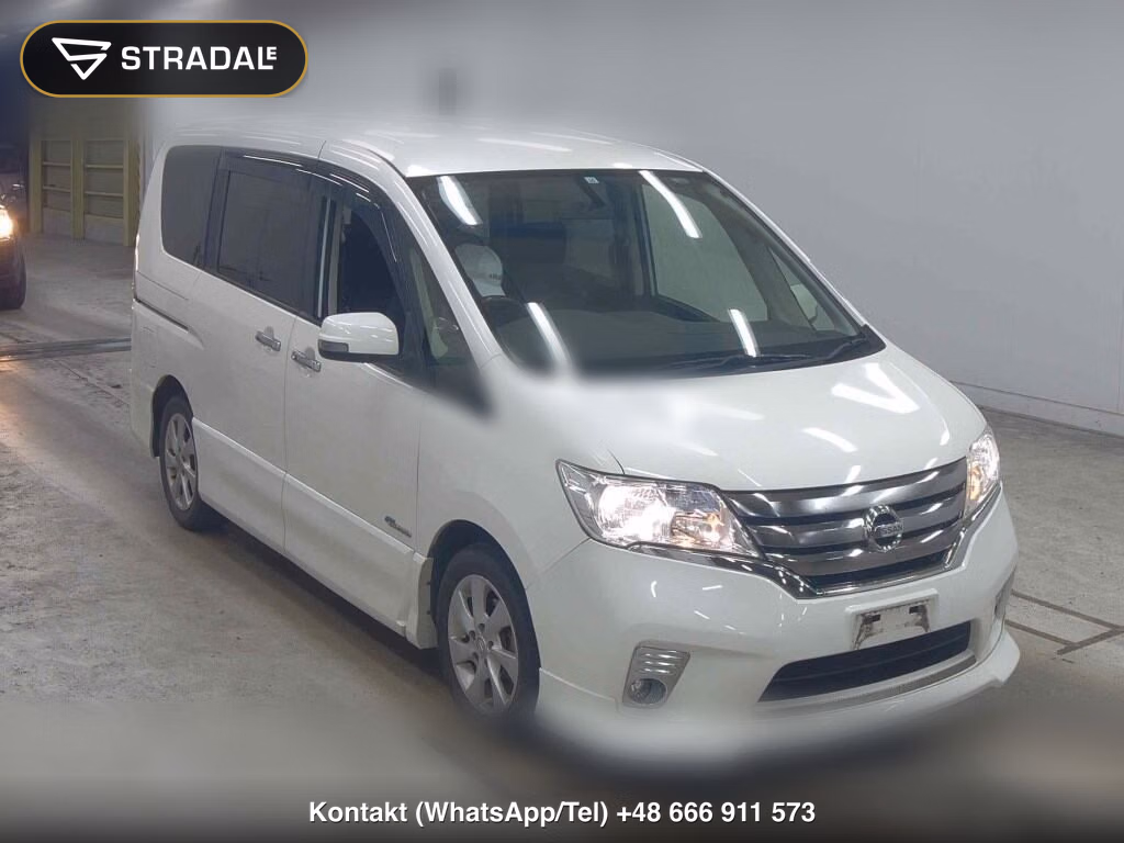 NISSAN SERENA 5D HIGHWAY STAR S-HYBRID V AERO MODE 2013, aukcja z Japonii, zdjęcie 1