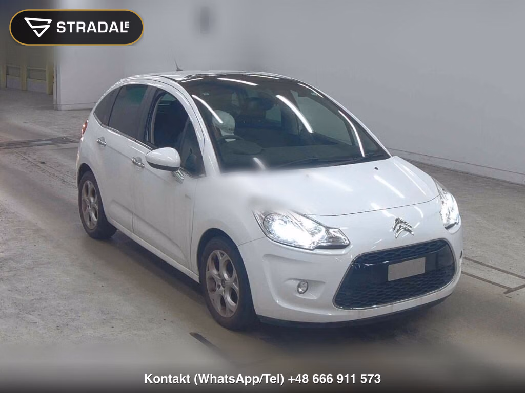 CITROEN C3 EXCLUSIVE 2011, aukcja z Japonii, zdjęcie 1