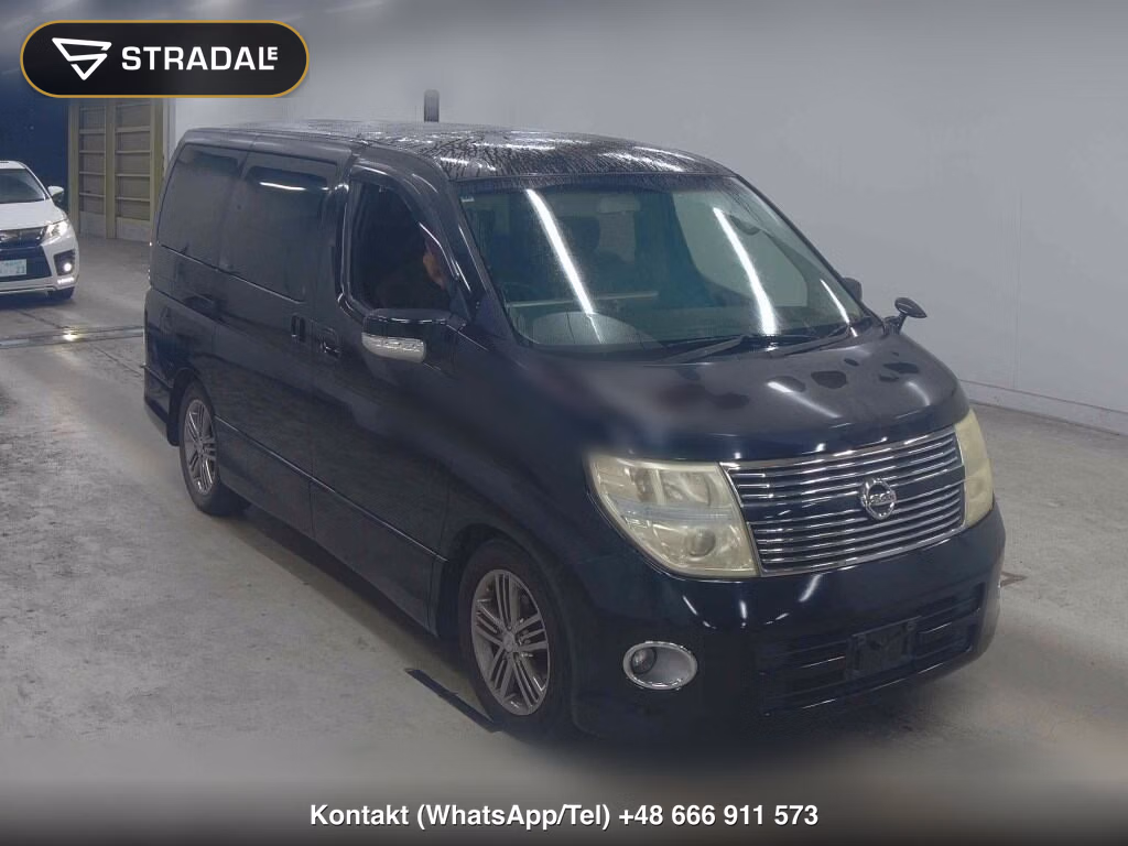 NISSAN ELGRAND 5D 250 HIGHWAY STAR BLACK LEATHER EDITION 2008, aukcja z Japonii, zdjęcie 1