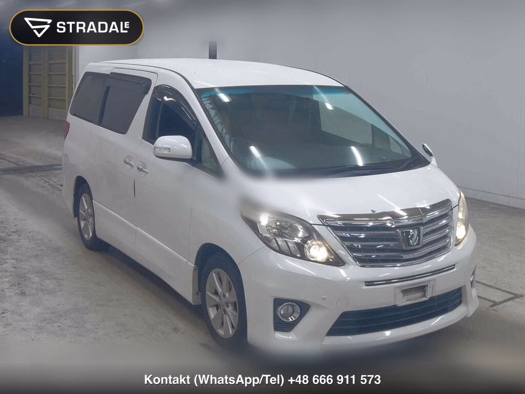 TOYOTA ALPHARD 240S 2012, aukcja z Japonii, zdjęcie 1
