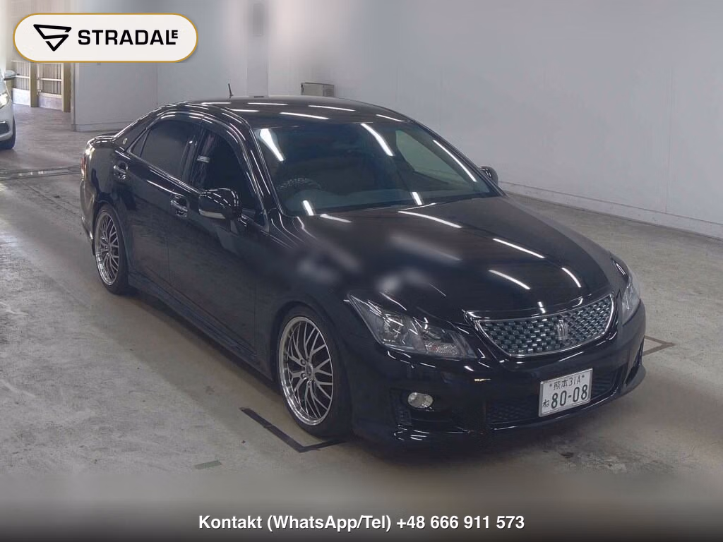 TOYOTA CROWN 4D 4WD 2.5 ATHLETE I-FOUR NAVI PACKAGE 2008, aukcja z Japonii, zdjęcie 1