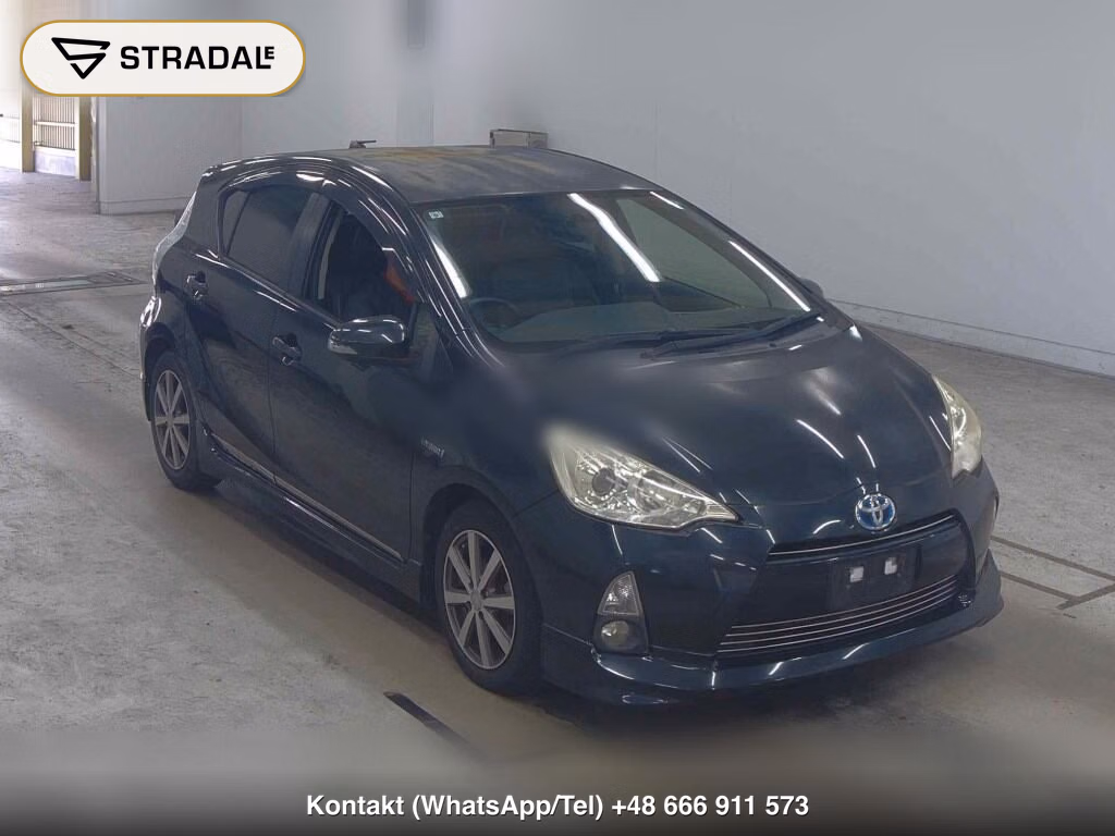 TOYOTA AQUA G BLACK SOFT LEATHER SELECTION 2013, aukcja z Japonii, zdjęcie 1
