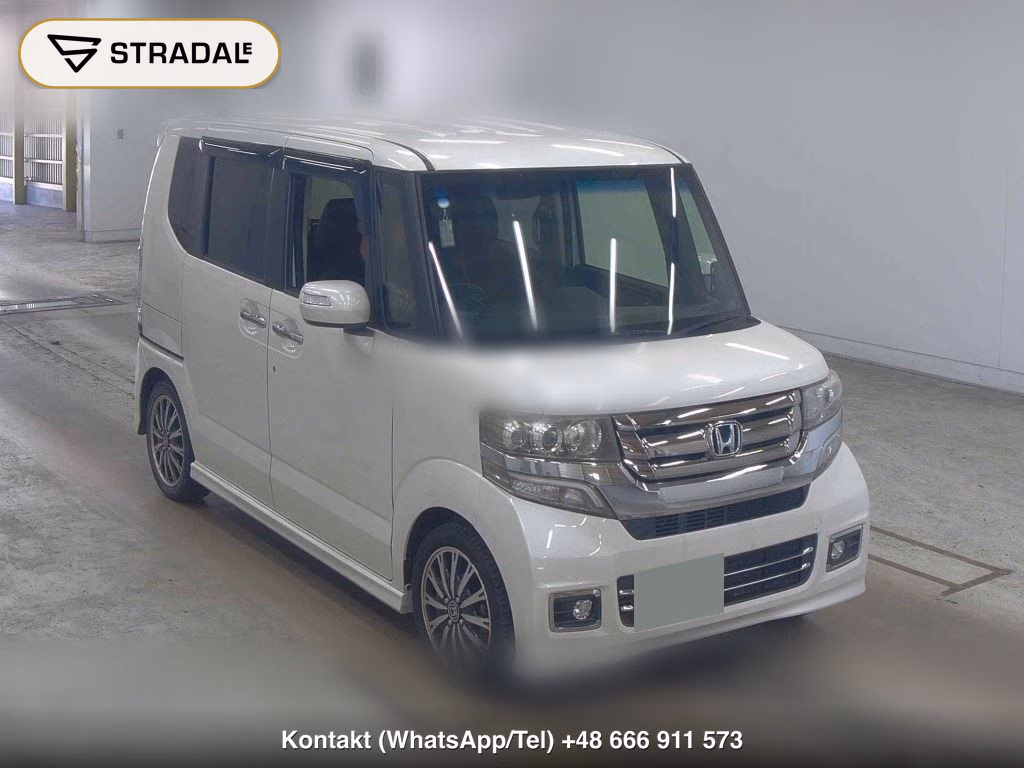 HONDA N-BOX CUSTOM G・TURBO L PACKAGE 2016, aukcja z Japonii, zdjęcie 1
