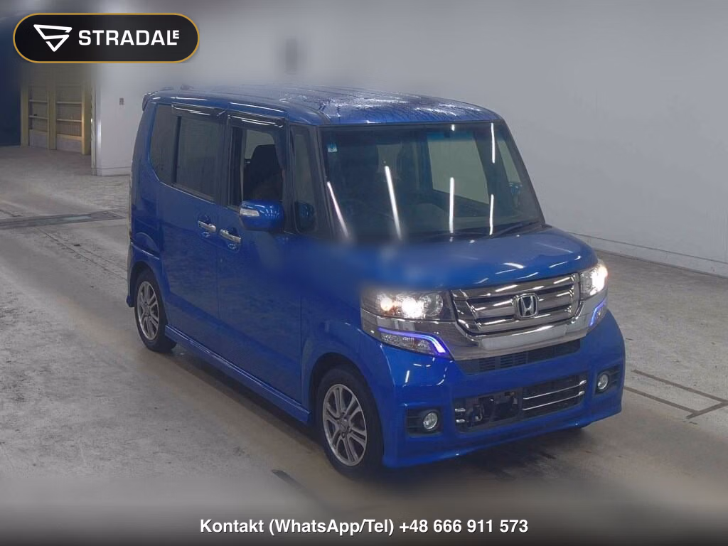 HONDA N-BOX CUSTOM G･L PACKAGE 2015, aukcja z Japonii, zdjęcie 1