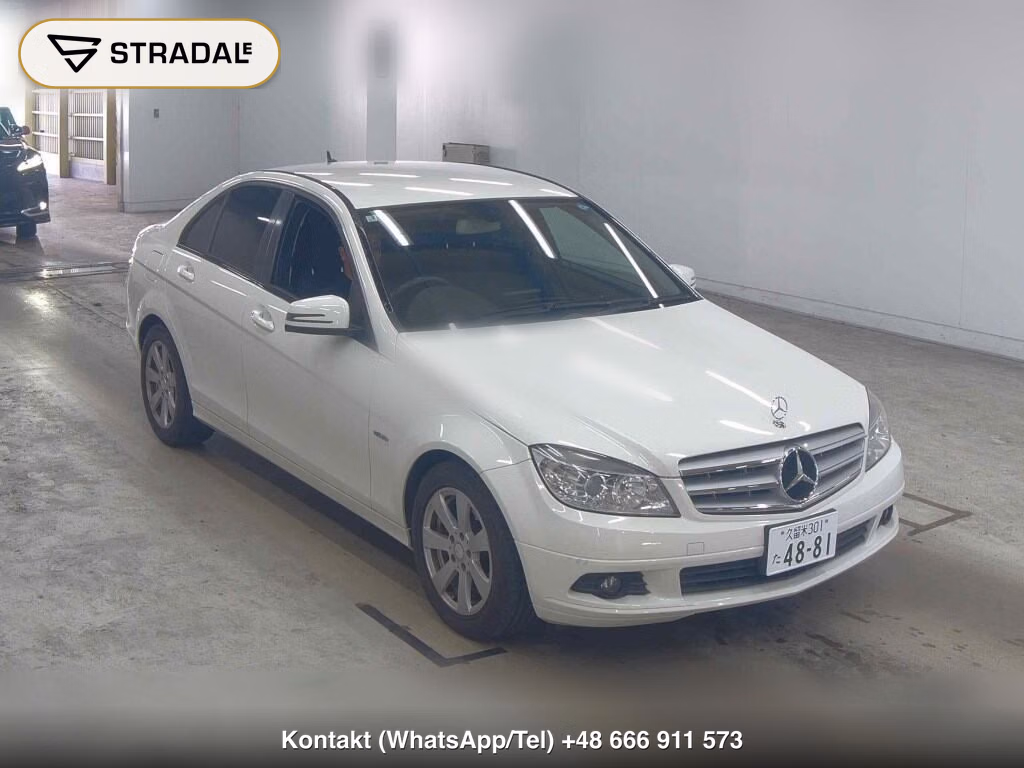 MERCEDES BENZ C-CLASS 4D C200 CGI BLUEEFFICIENCY 2011, aukcja z Japonii, zdjęcie 1