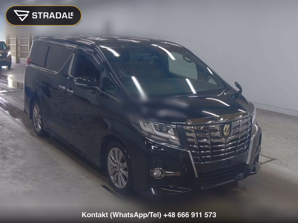 TOYOTA ALPHARD 2.5S A PACKAGE TYPE BLACK 2017, aukcja z Japonii, zdjęcie 1