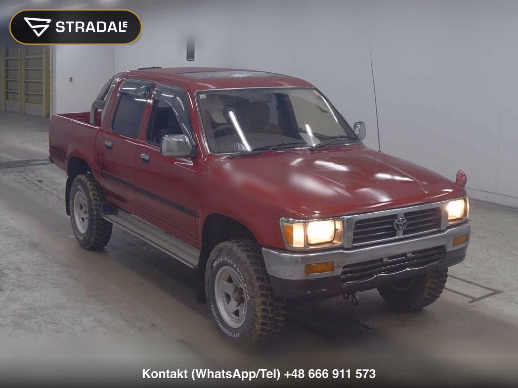 TOYOTA HILUX 4WD W CAB 1996, aukcja z Japonii, zdjęcie 1