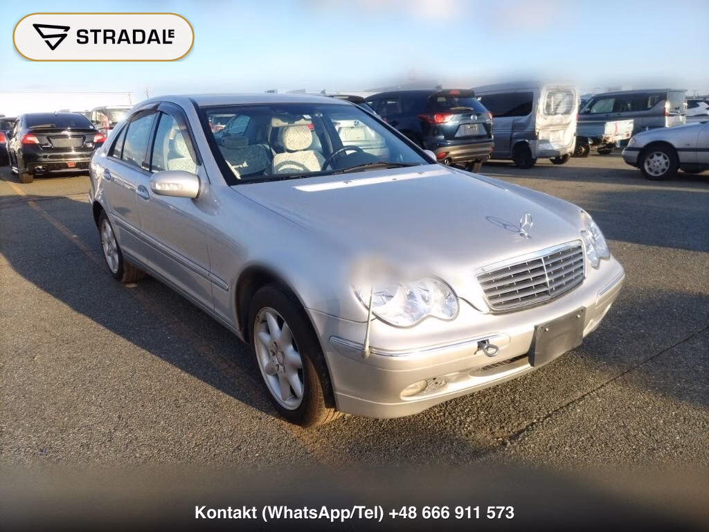 MERCEDES BENZ C-CLASS 4D C240 2001, aukcja z Japonii, zdjęcie 1
